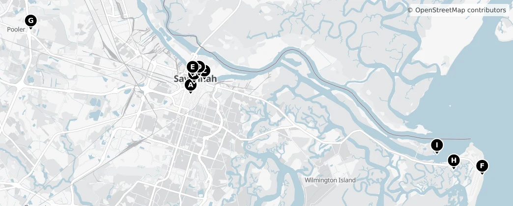 Map of Condado de Chatham