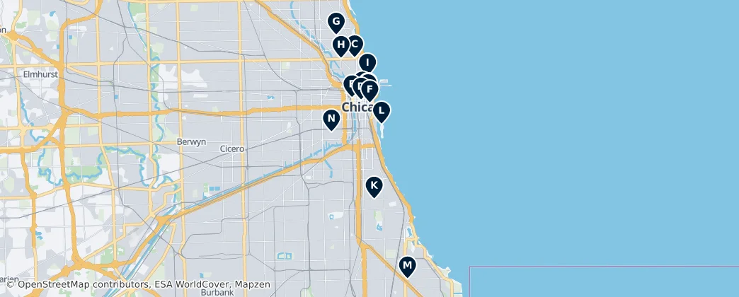 Map of Chicago