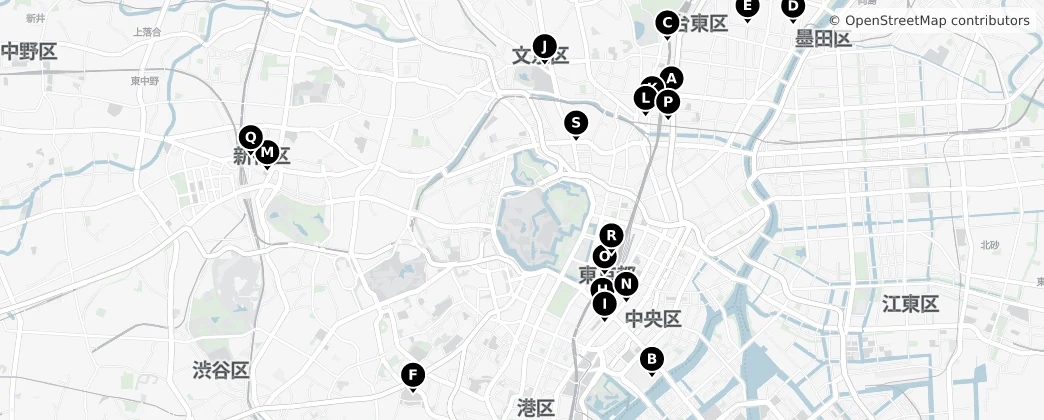 Map of Chiyoda