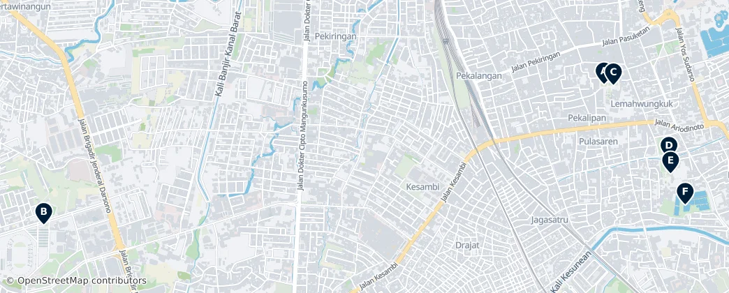 Map of Cirebon
