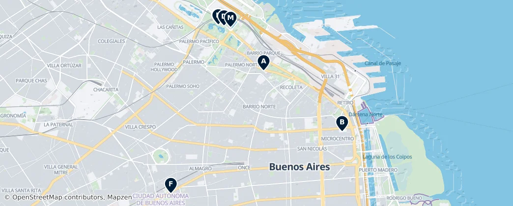Map of Buenos Aires
