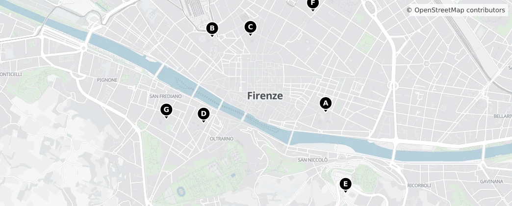 Map of Florencia