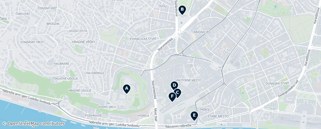Map of Ciudad Vieja