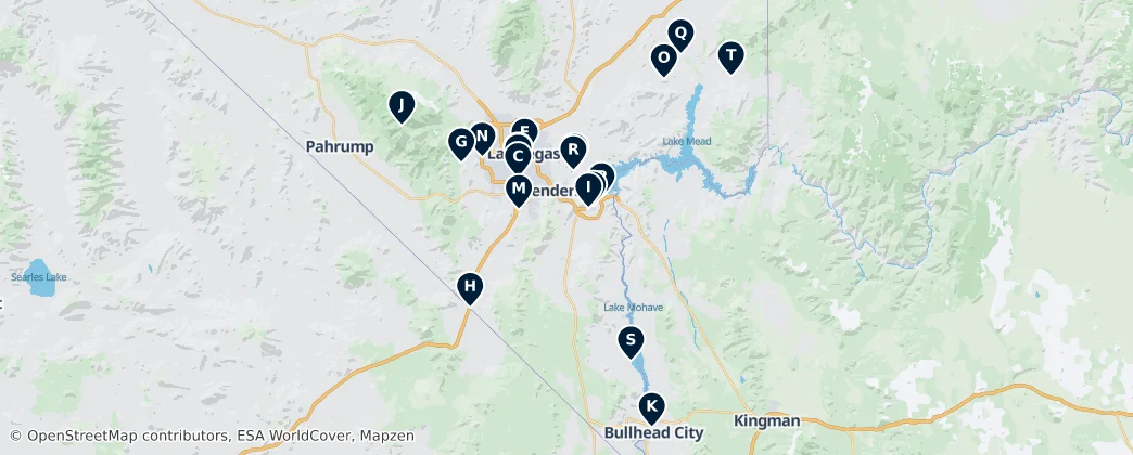 Map of Clark