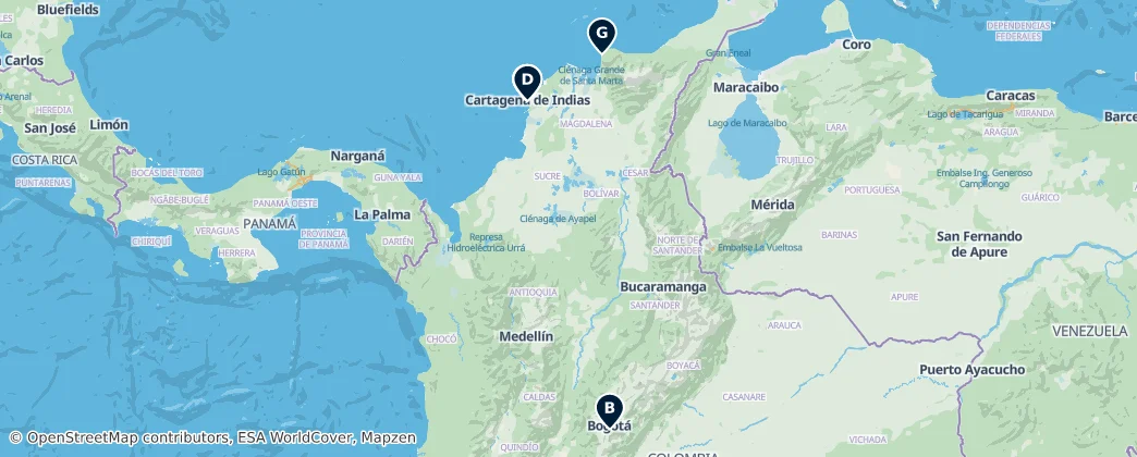 Map of Colombia