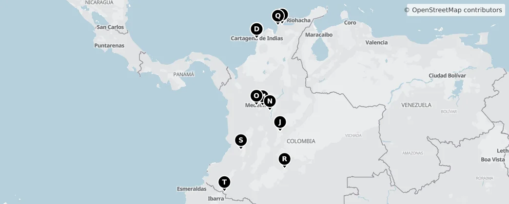 Map of Colombia