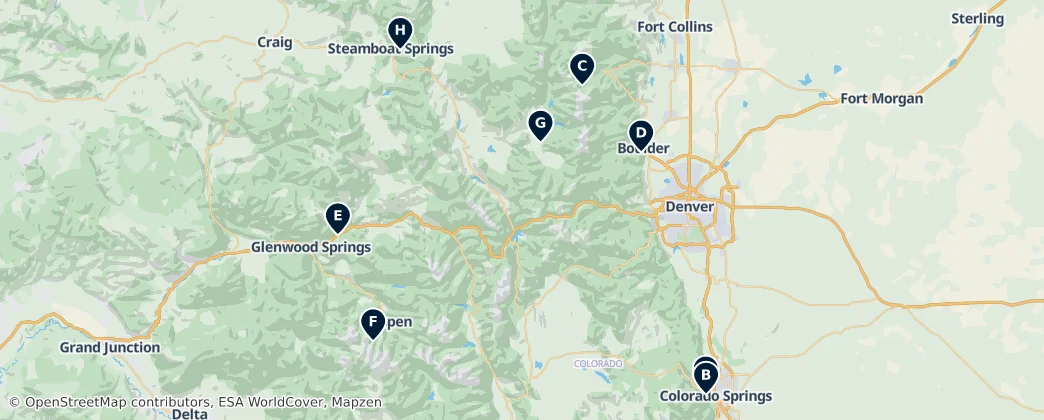 Map of Colorado