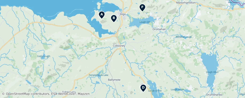 Map of Condado de Sligo