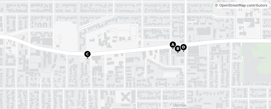 Map of Creston-Kenilworth