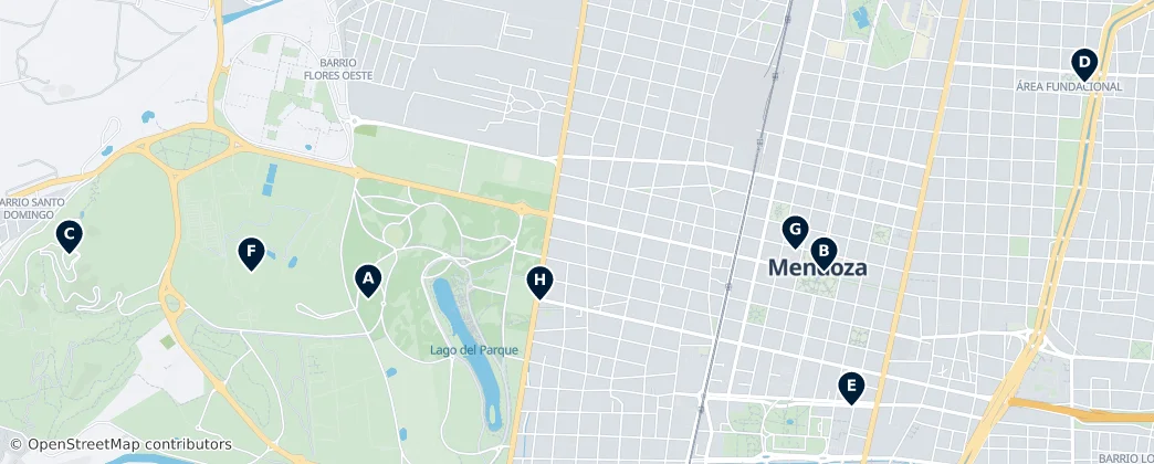 Map of Departamento Capital