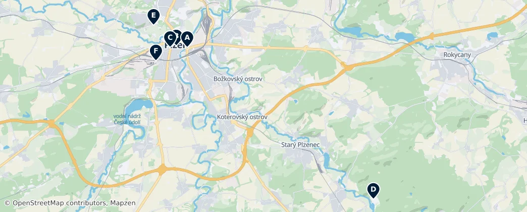 Map of Distrito de Ciudad de Pilsen