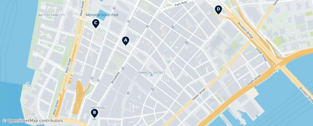 Map of Distrito financiero