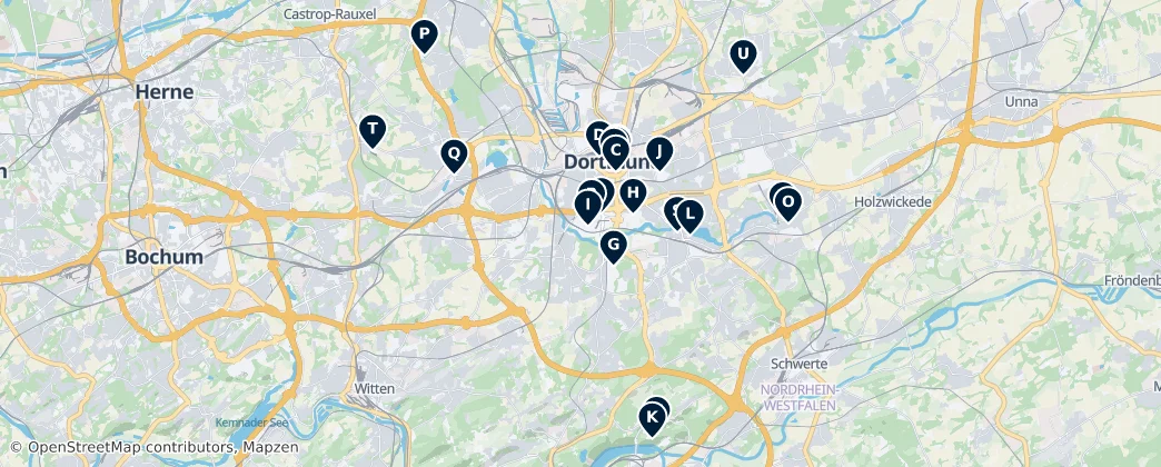 Map of Dortmund