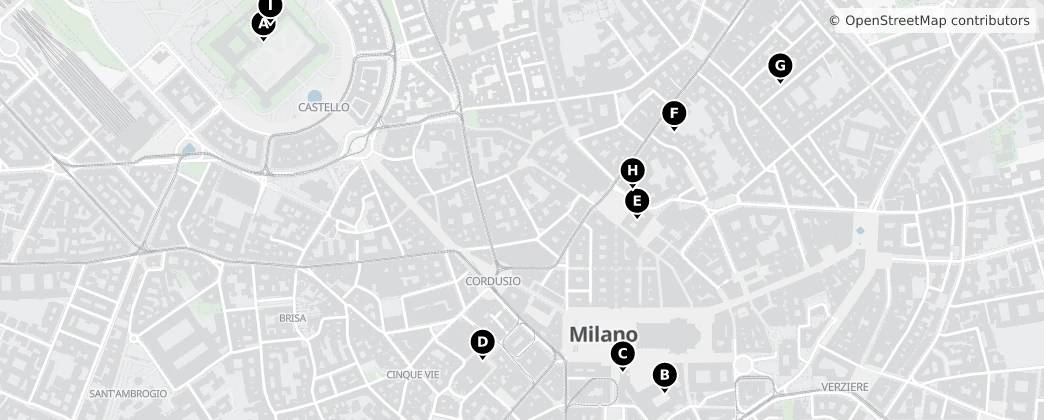 Map of Duomo