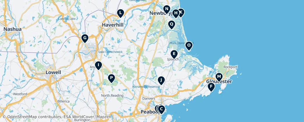 Map of Condado de Essex