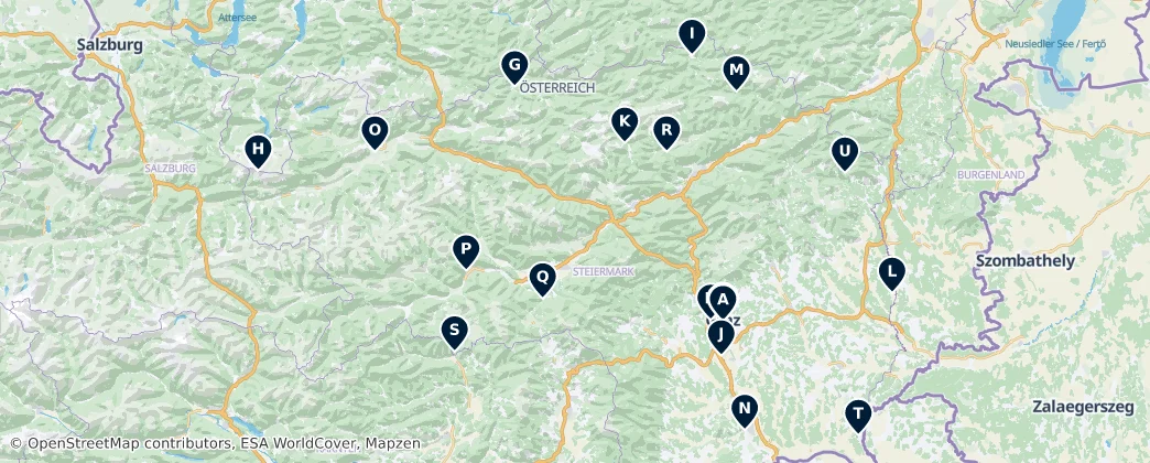 Map of Estiria