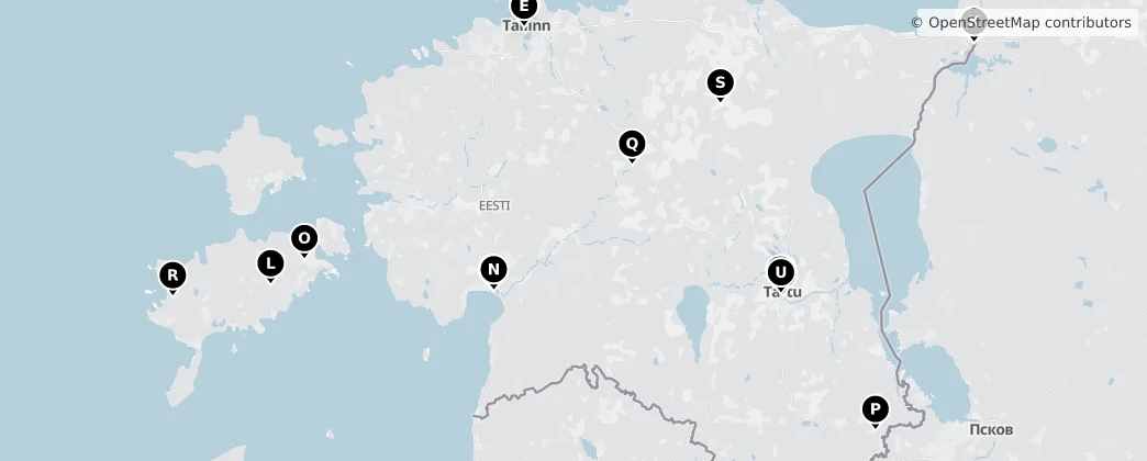 Map of Estonia