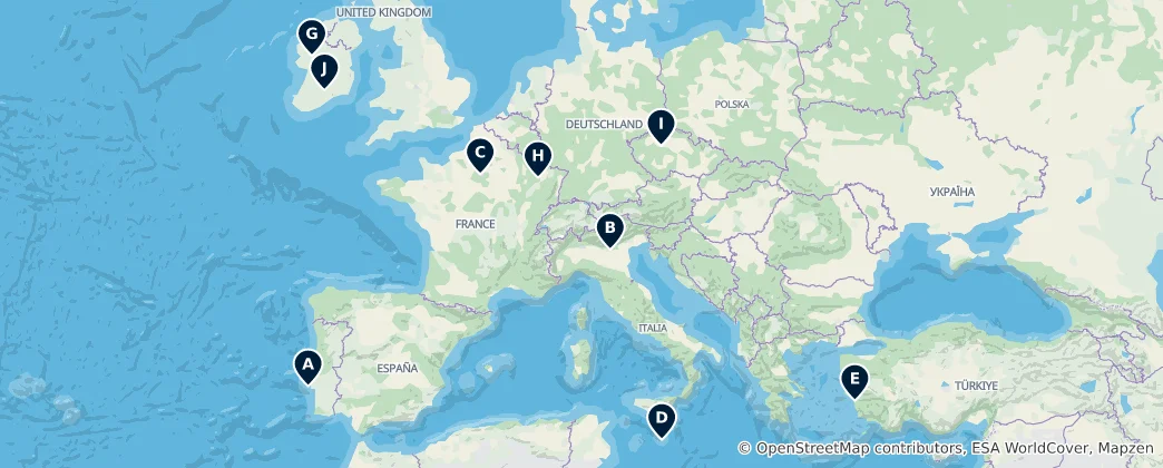 Map of Europa
