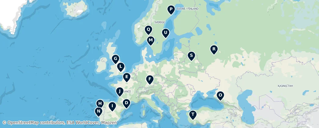 Map of Europa