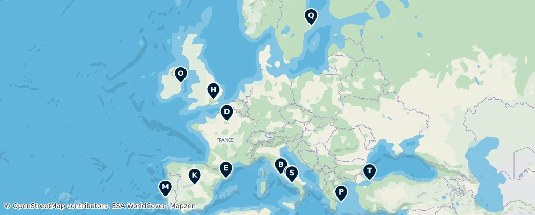 Map of Europa