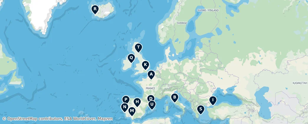 Map of Europa
