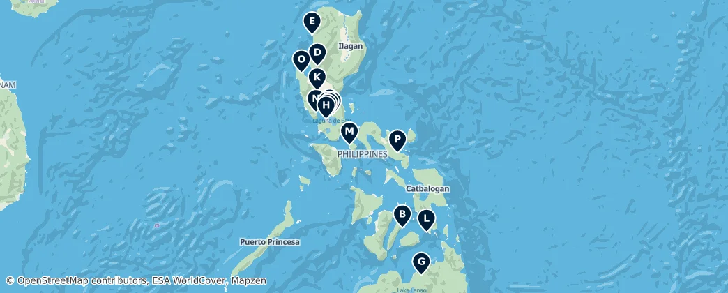 Map of Filipinas