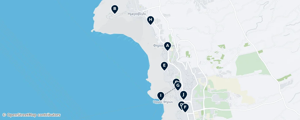 Map of Fira
