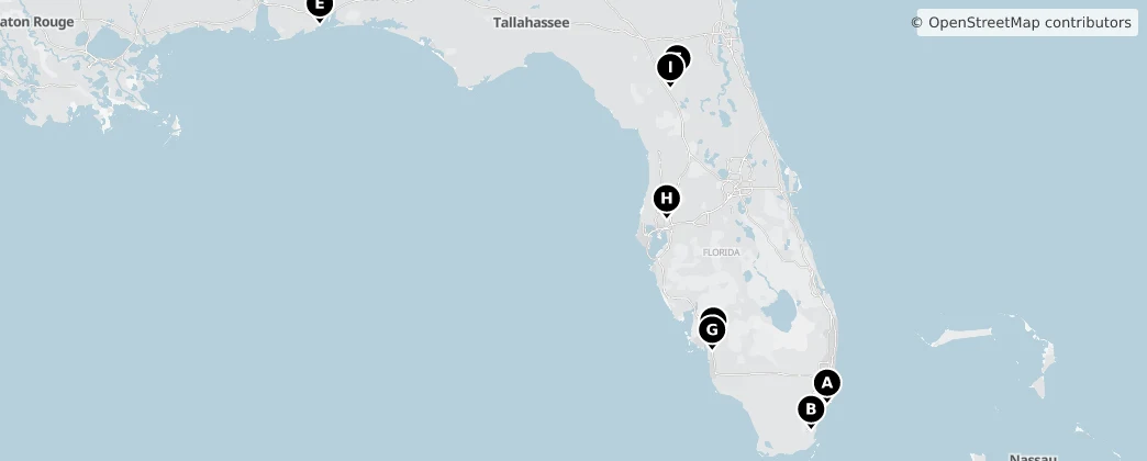 Map of Florida
