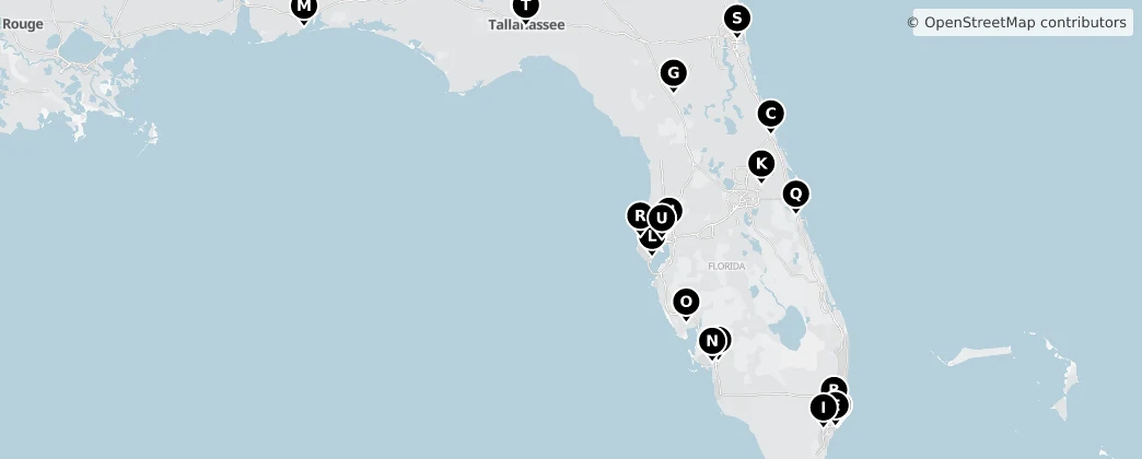 Map of Florida