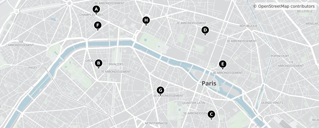 Map of Francia