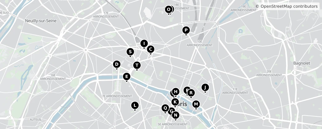 Map of Francia