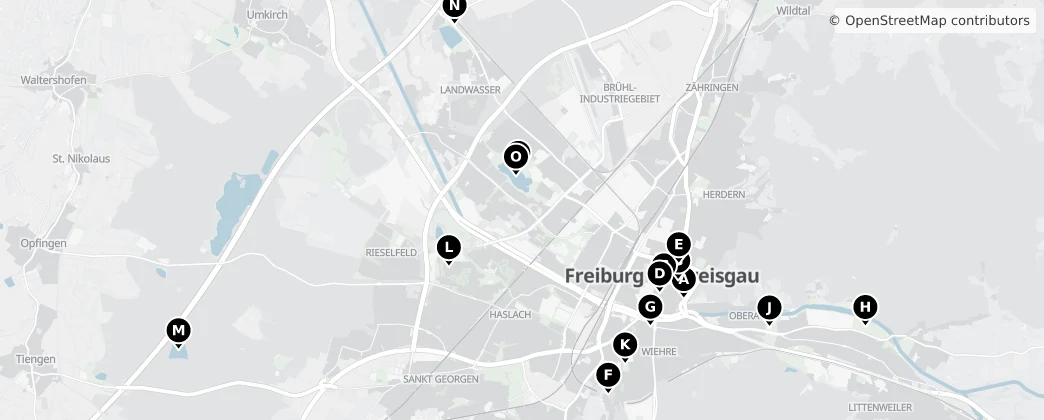 Map of Friburgo de Brisgovia