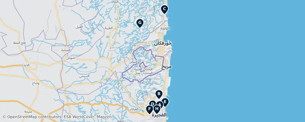 Map of Fuyaira