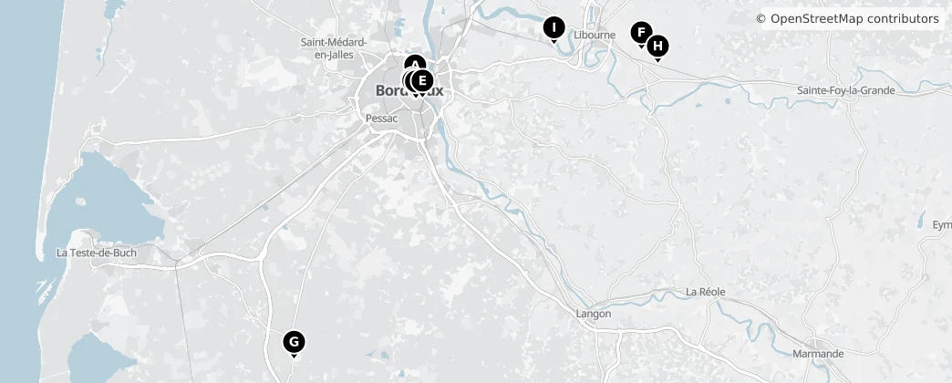 Map of Gironda
