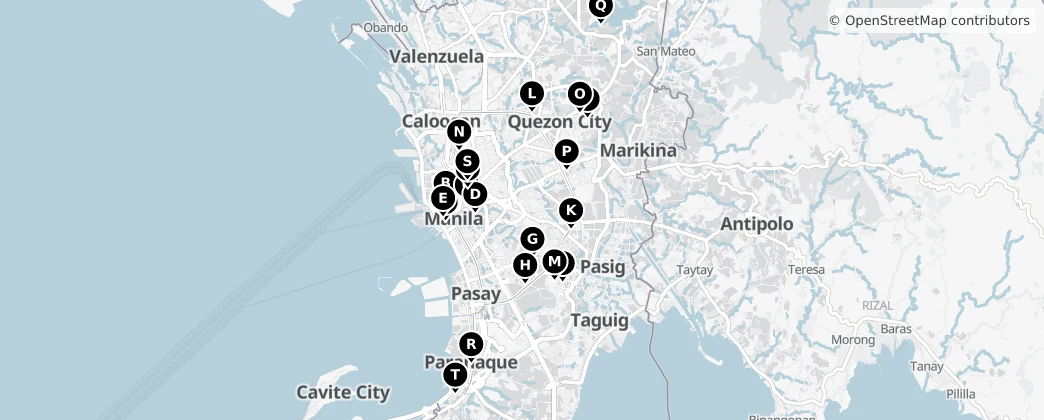 Map of Gran Manila