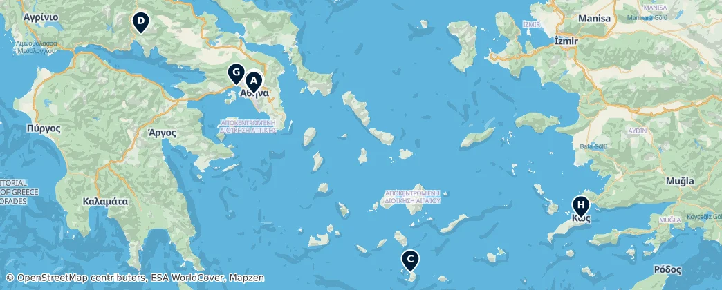 Map of Grecia