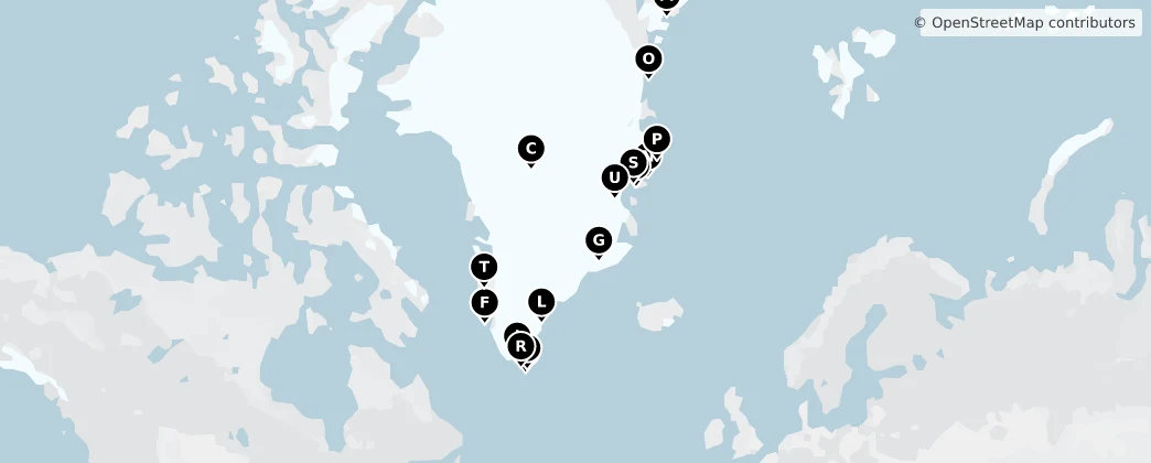 Map of Groenlandia