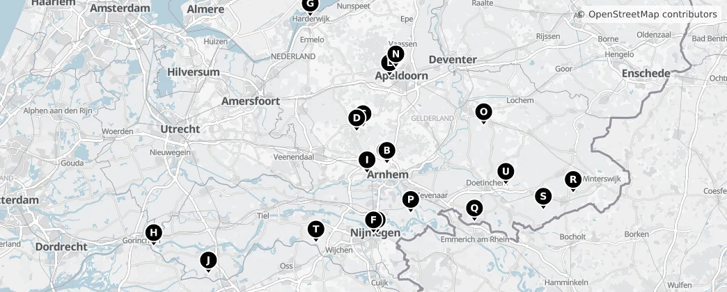 Map of Güeldres