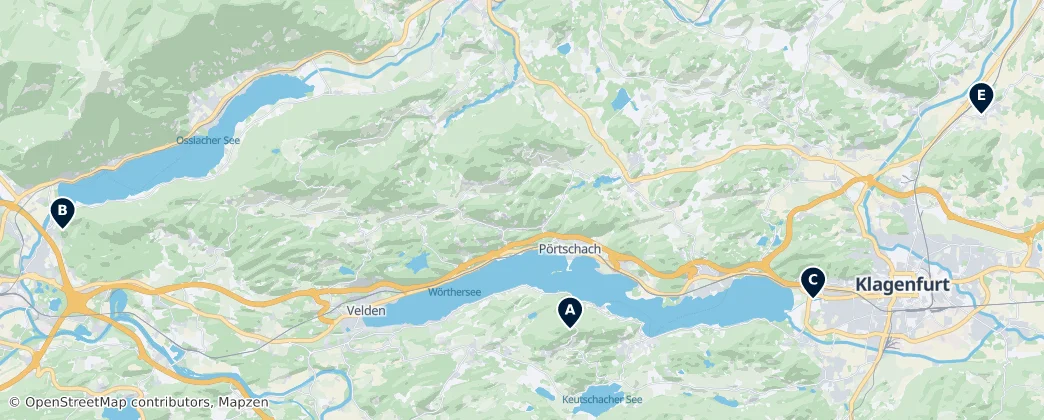 Map of Gurktal Alps