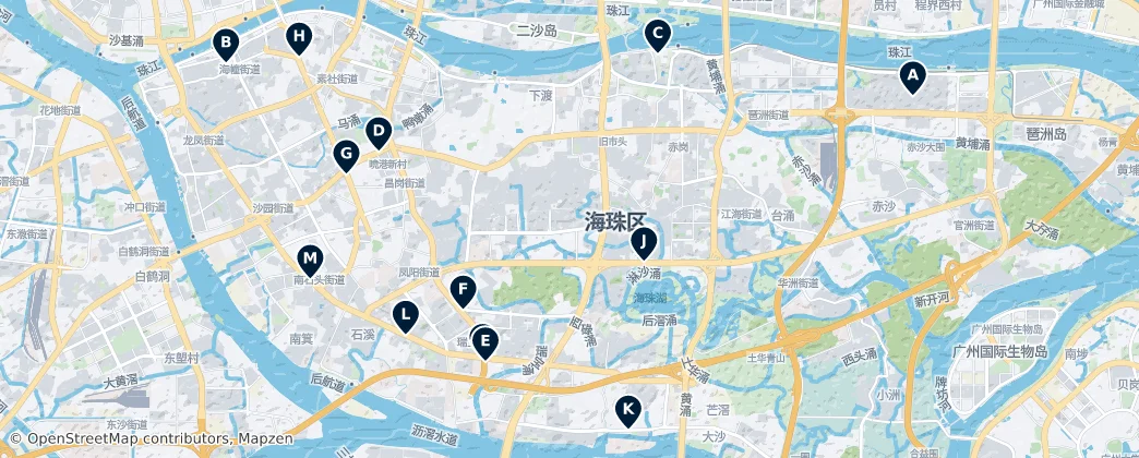 Map of Haizhu