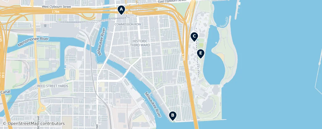 Map of Historic Third Ward