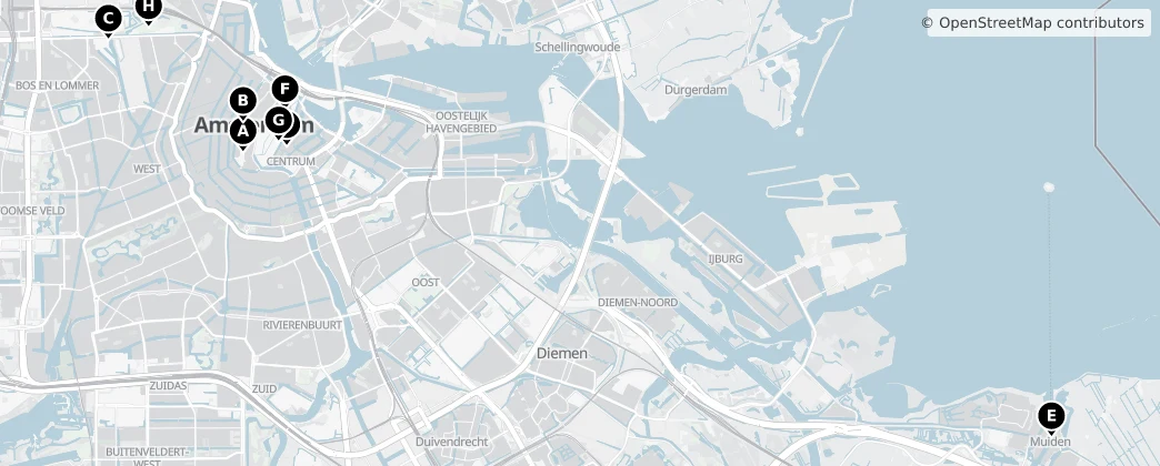 Map of Holanda Septentrional