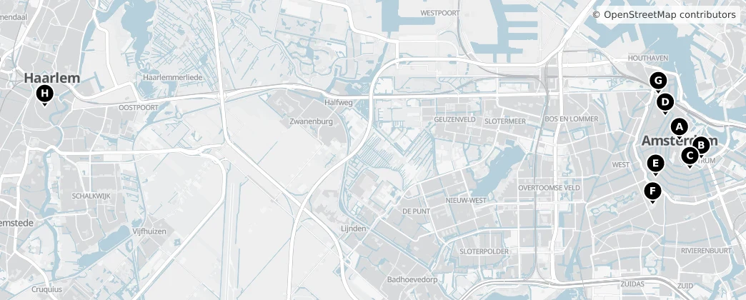 Map of Holanda Septentrional