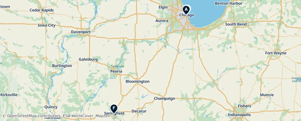 Map of Illinois