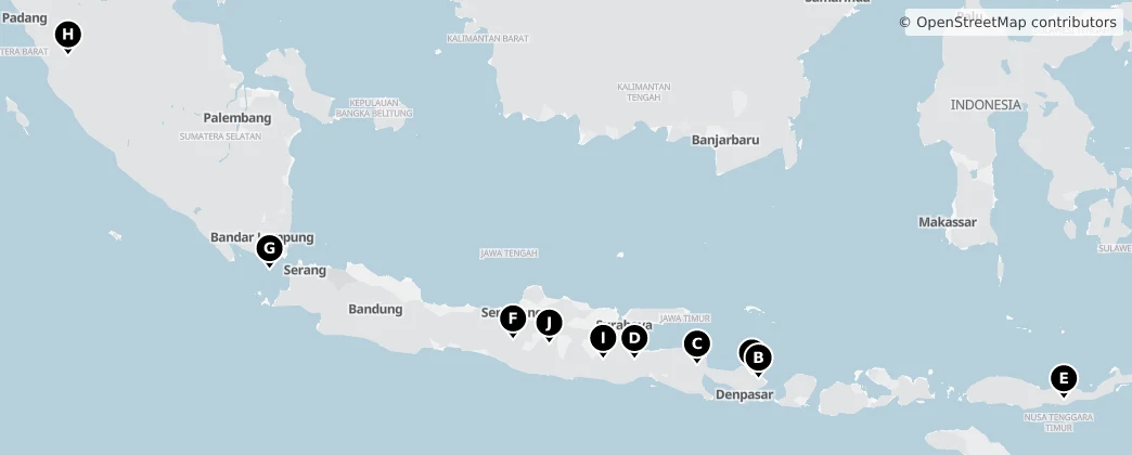 Map of Indonesia
