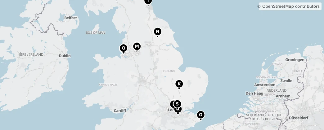 Map of England