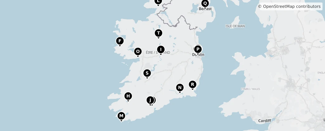 Map of Ireland