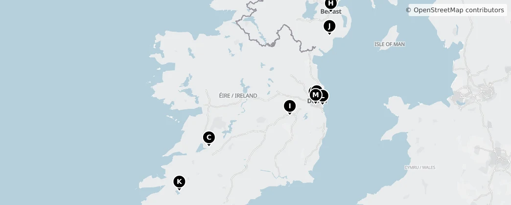 Map of Ireland