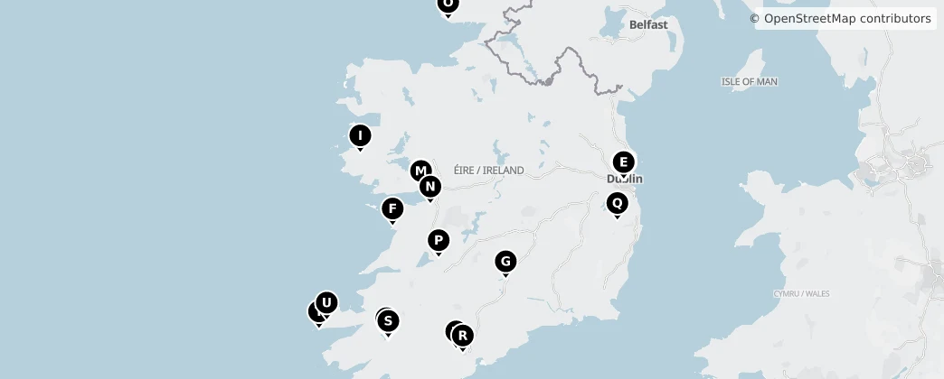 Map of Irlanda