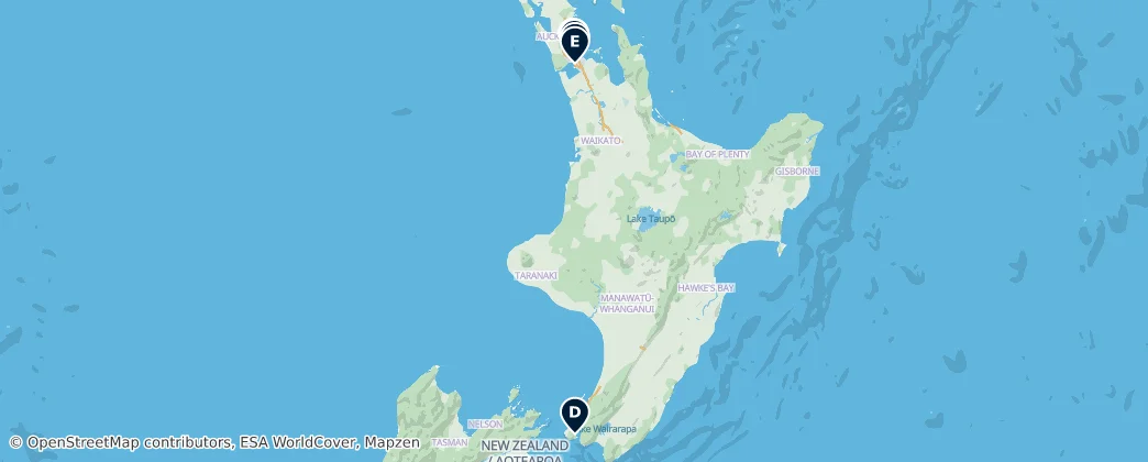 Map of Isla Norte